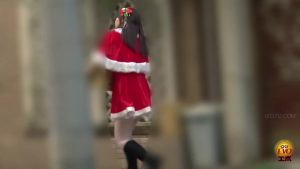 santa-part-time Japanese Girls Peeing on Toilet PART-2 00004