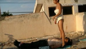 Scat Dom Princess - Nataly - To Much Shit On The Roof Part 6 Of 6 00001